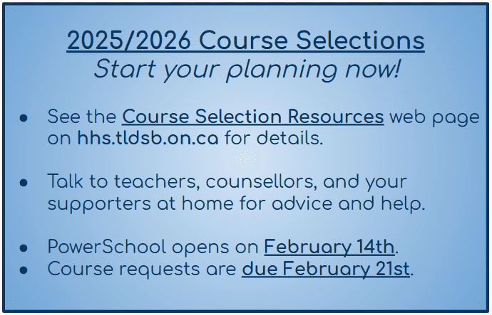 Course Selection Poster